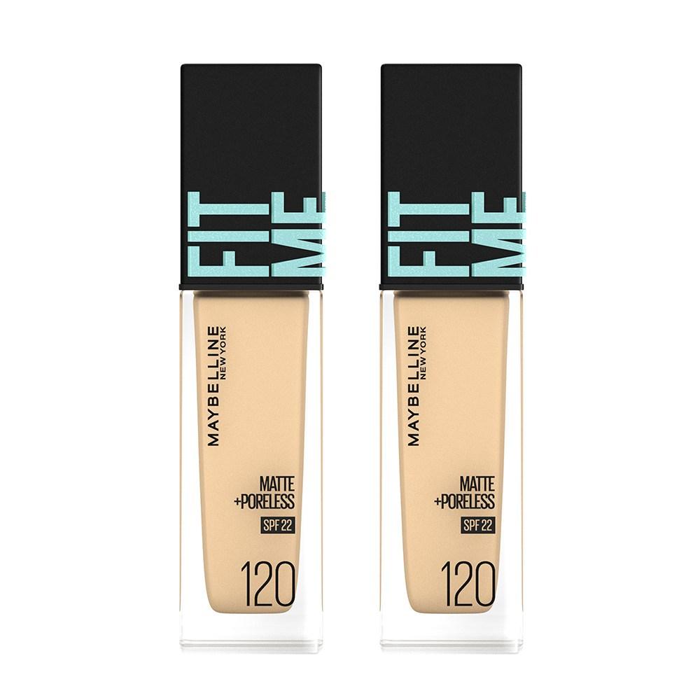 

Maybelline Fit Me Liquid Foundation 30g, No. 120 Classic Ivory, 2 pieces