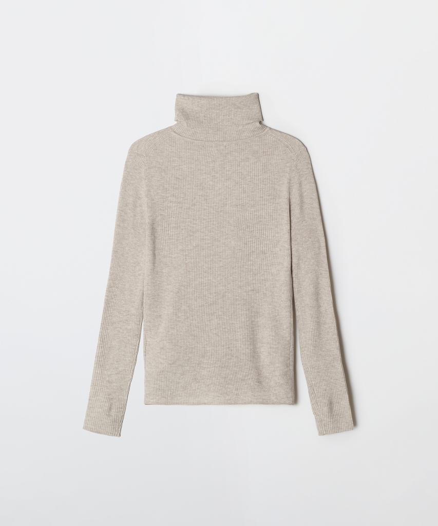 Seupao [Merino Wool Blend] Rib Turtleneck Knit_Spkag23Ws1