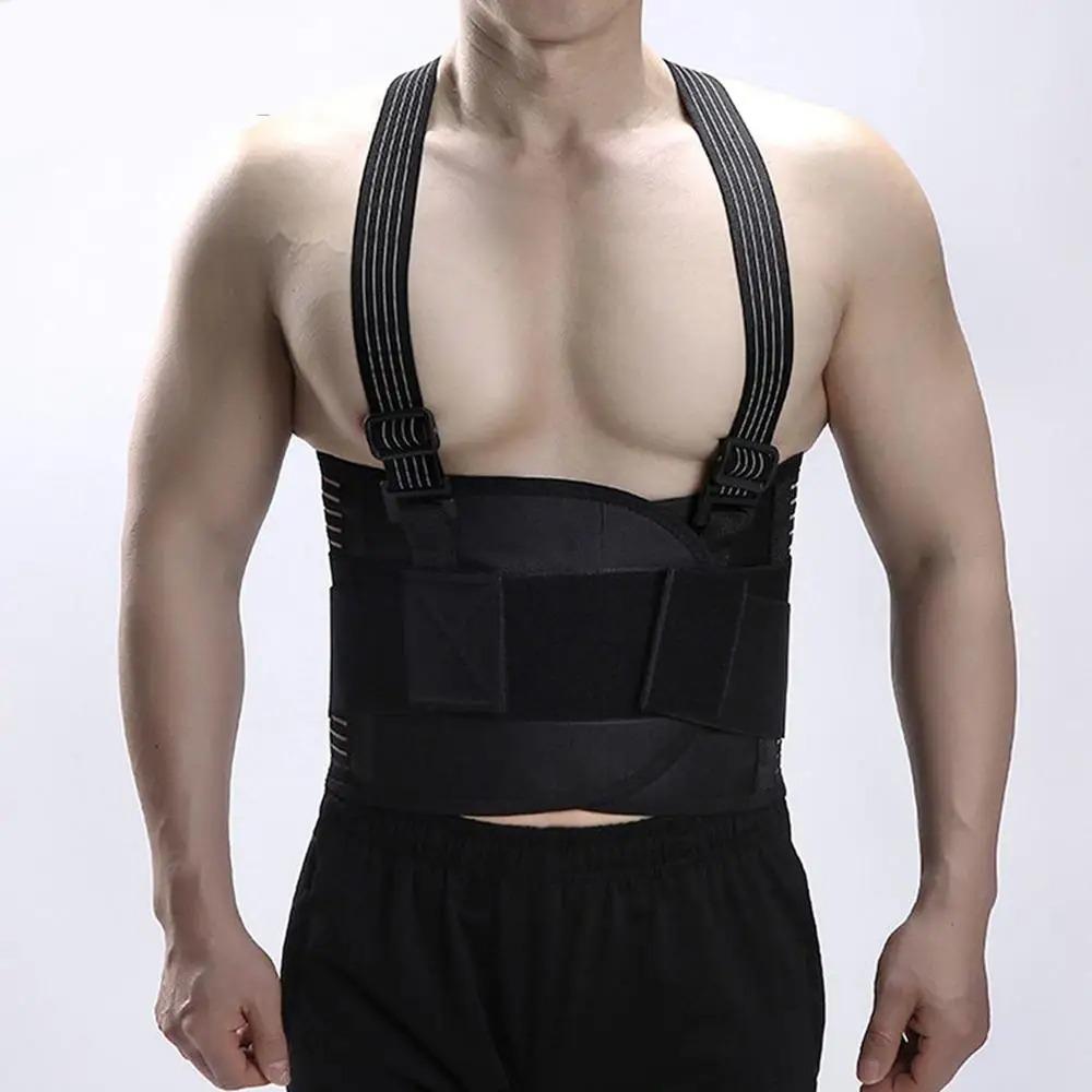 Gurtstütze Fitness Körpergürtel Atmungsaktiv Elastische Rückenstütze Neu Arbeit Rückenstütze Sport