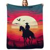 The Man Of West 2 Throw Blanket Cozy Warm Blanket for Bed Room Decor
