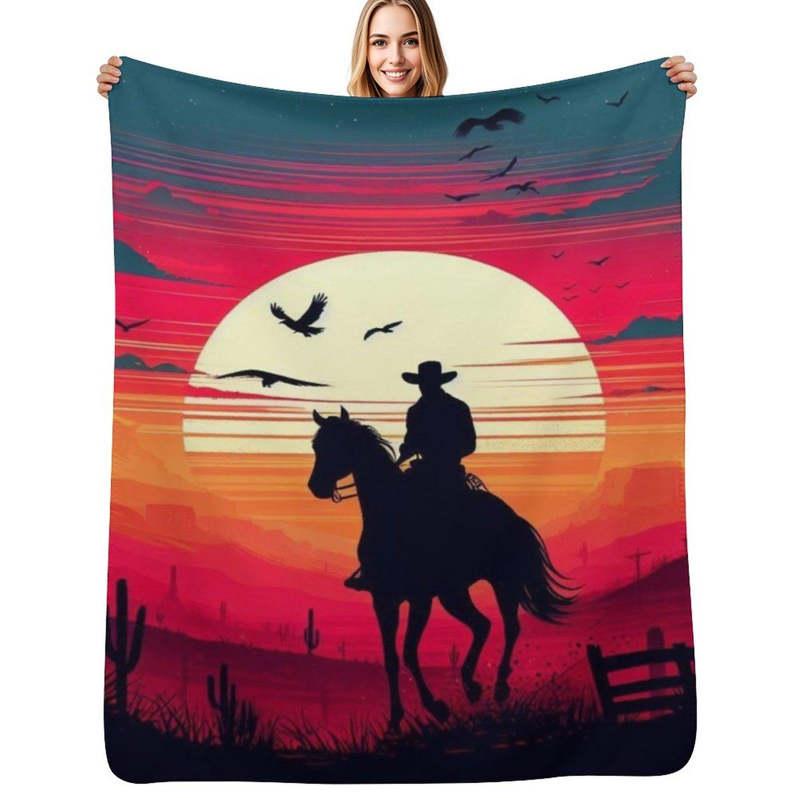 

The Man Of West 2 Throw Blanket Cozy Warm Blanket for Bed Room Decor 75x100cm