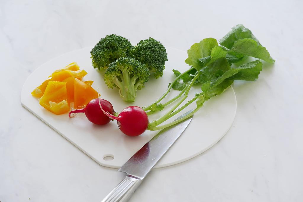 Ihara Planning Skär Smidigt Antibakteriellt Skär Elfenben Tillverkad i Japan Bräda, Blad, Bräda, Vit, NC-IW,