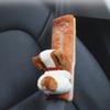 Cute Cartoon Car Seatbelt Cover Seat Belt Harness Cushion Shoulder Strap Protector Pad for Children/ Kids Toy Animal Ornaments