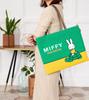 Miffy Tote Bag Brand Lightweight Thin Gusset Shoulder Bag Large Capacity A4 Large Present Gift Zucchero Dick Bruna 62080 [ZUCCHERO] Women's (Light