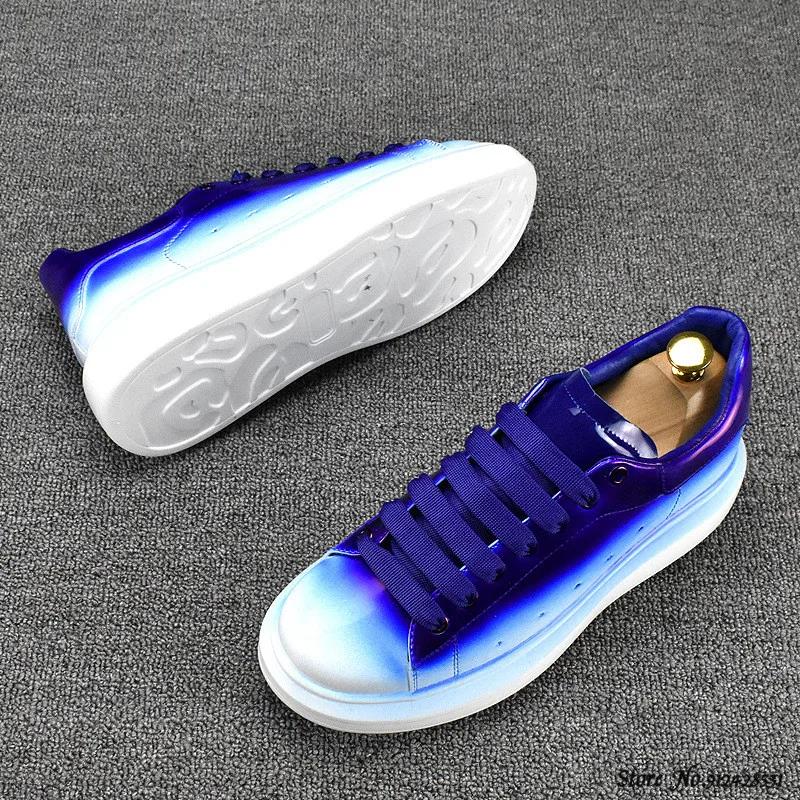 Mode Herrenschuhe Leder Männlich Herren Herren Sneaker Schuhe für Herren Luxus Designer Slipper Plateau Herren Leder Herrenschuhe