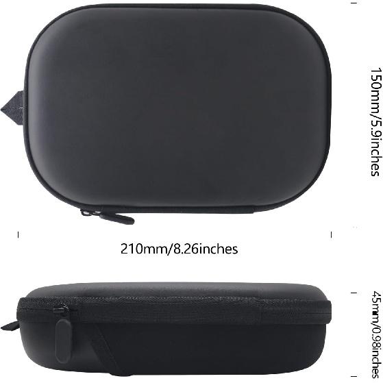 Harde Koffer voor Bose QC15/QC35/QC25/QC45/QC45SE/QC SE, Vervangende Koffer voor Draadloze Noise-Cancelling Koptelefoon met Kabelopslag