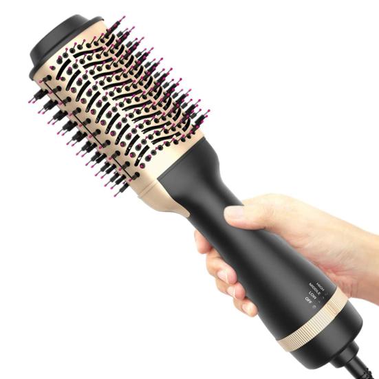 Multi-functional Blow Dryer Brush Wired Thermal Brush Heated Round Brush Electric Hair Straightening