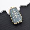 4 Buttons Anti-Scratch Soft Tpu Car Key Case Cover For Toyota C-Hr Camry Corolla Rav4 Highlander Prius Land Cruiser Prado Case