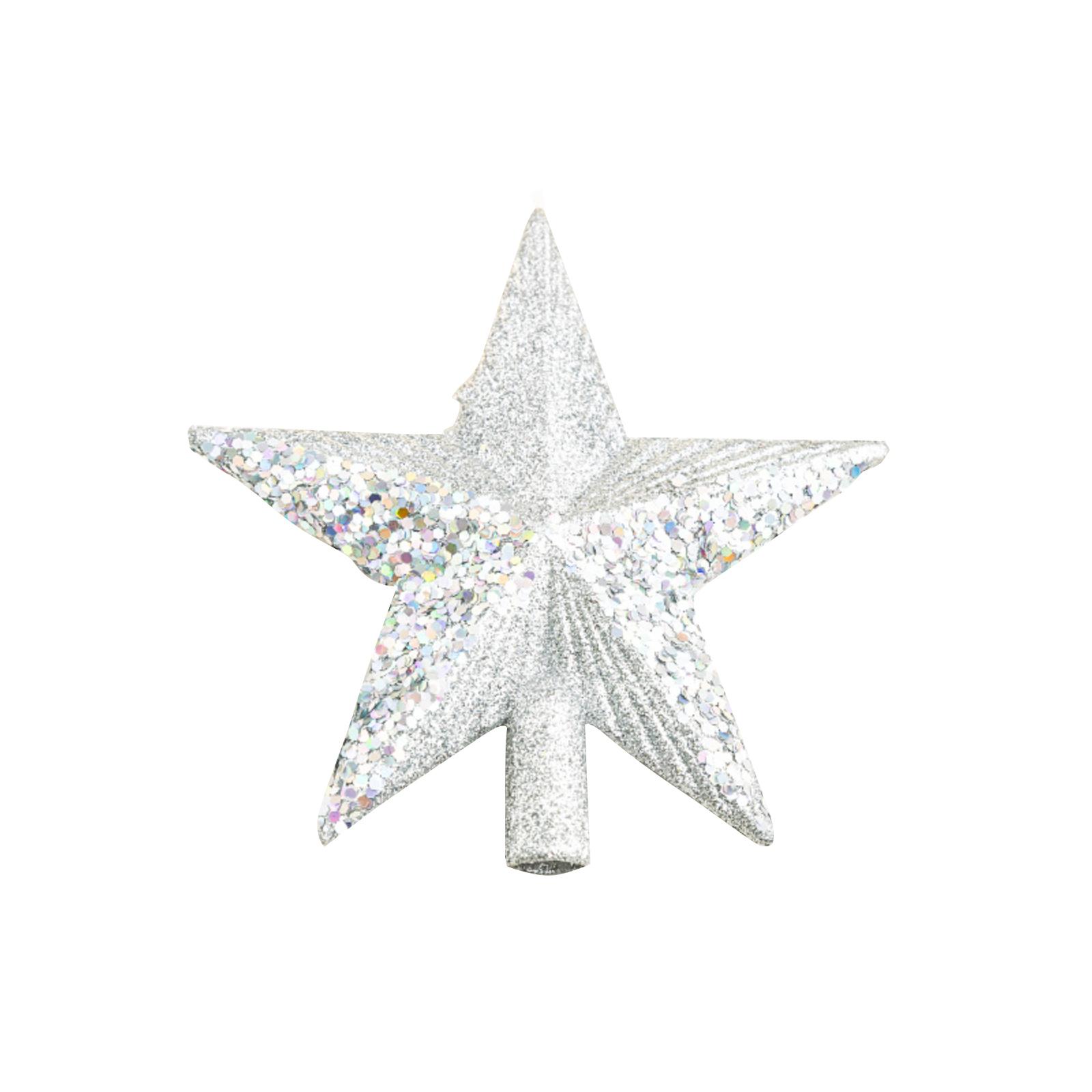 

Christmas Tree Top Star Tree Top Suitable For Christmas Decoration One Size серебряный