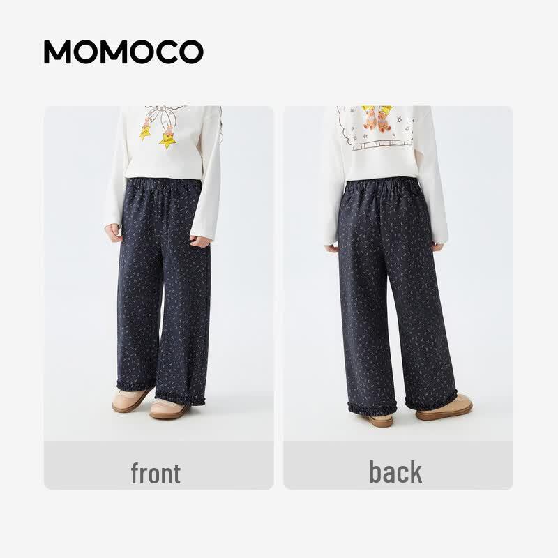 MOMOCO Girls' Autumn Loose Casual Long Pants