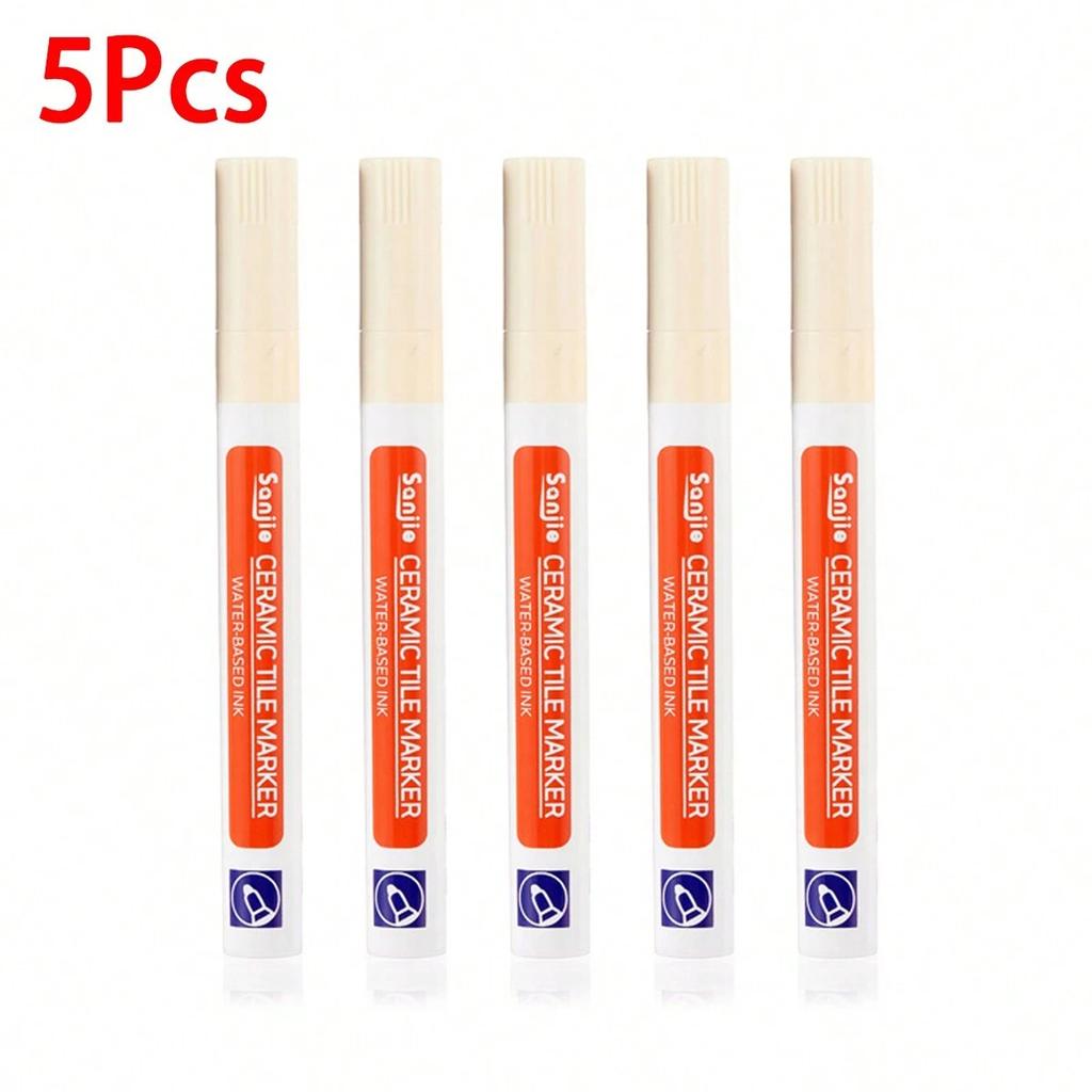 1/5Pcs Waterproof Tile Marker Grout Pen Wall Seam Pen For Tiles Floor Bathroom Decontamination Seam Repair Paint Brush Tools