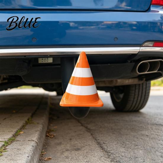 Off Road Vehicle Accessories Traffic Cone Trailer Hitch Cover Funny Cone-Shaped Towing Ball Cap Universal Cap UV-Resistant Protective Cover