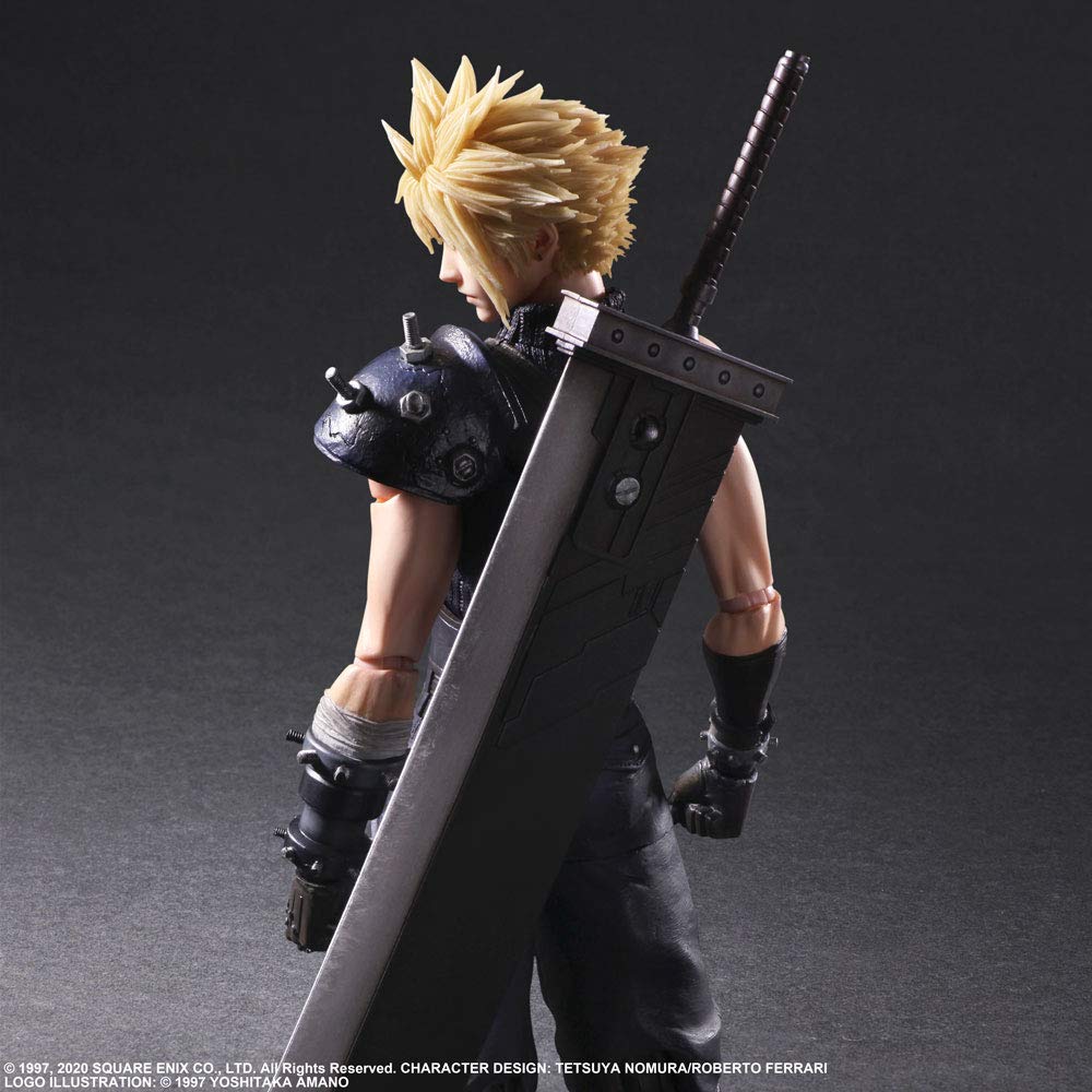 Final Fantasy VII Remake PLAY ARTS Kai Cloud Strife Version 2 PVC Painted Movable Figure