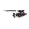 New Nylon Push Type Retainer Clips Trim Panel Clip Push For Ford W704958-S300 100pcs