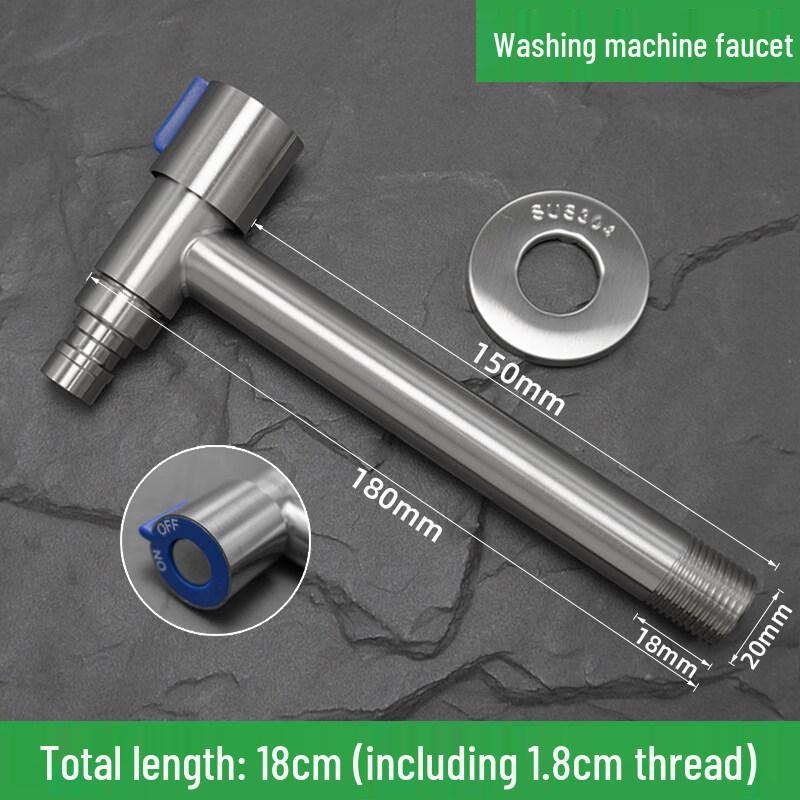 TLXT Stainless Steel Washing Machine Faucet
