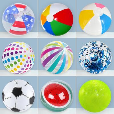 PVC Inflatable Six-Color Beach Ball: Outdoor & Water Play Toy for Kids