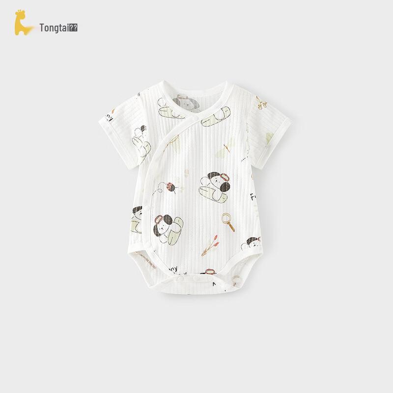TONGTAI Baby Short-Sleeve Cotton Bodysuit 90cm