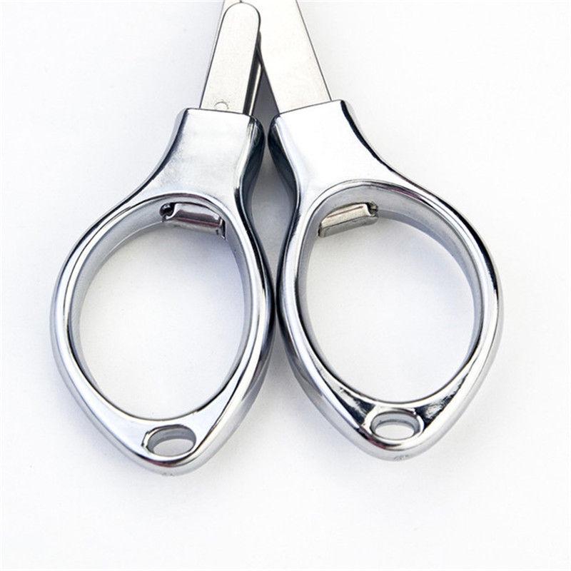 Foldable Stainless Steel Vintage Scissors Sewing Fabric Cutter Embroidery Cute Scissors Tailor Scissor Thread Sewing Tools NEW