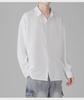 Men's Casual Loose-Fit Long-Sleeve Shirt - Trendy Korean Style for Spring & Autumn