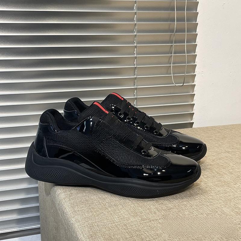 Men's Shoes Big Name Summer Mesh Breathable Sports Casual Running Shoes Patent Leather Versatile Thick Baseplate Shoes