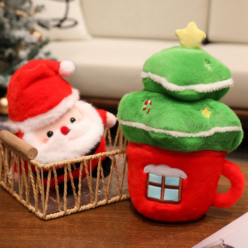 Christmas Tree Plush Figurine With Soft Pp Cotton For Holiday Gift And Decoration