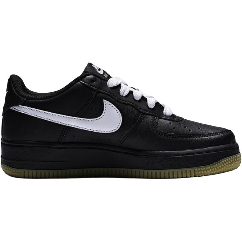 Nike Air Force 1 LV8 3 GS Schwarz Weiß Gummi Hellbraun Unisex Sneaker Weiß-Gummi-Hellbraun HQ1911-001