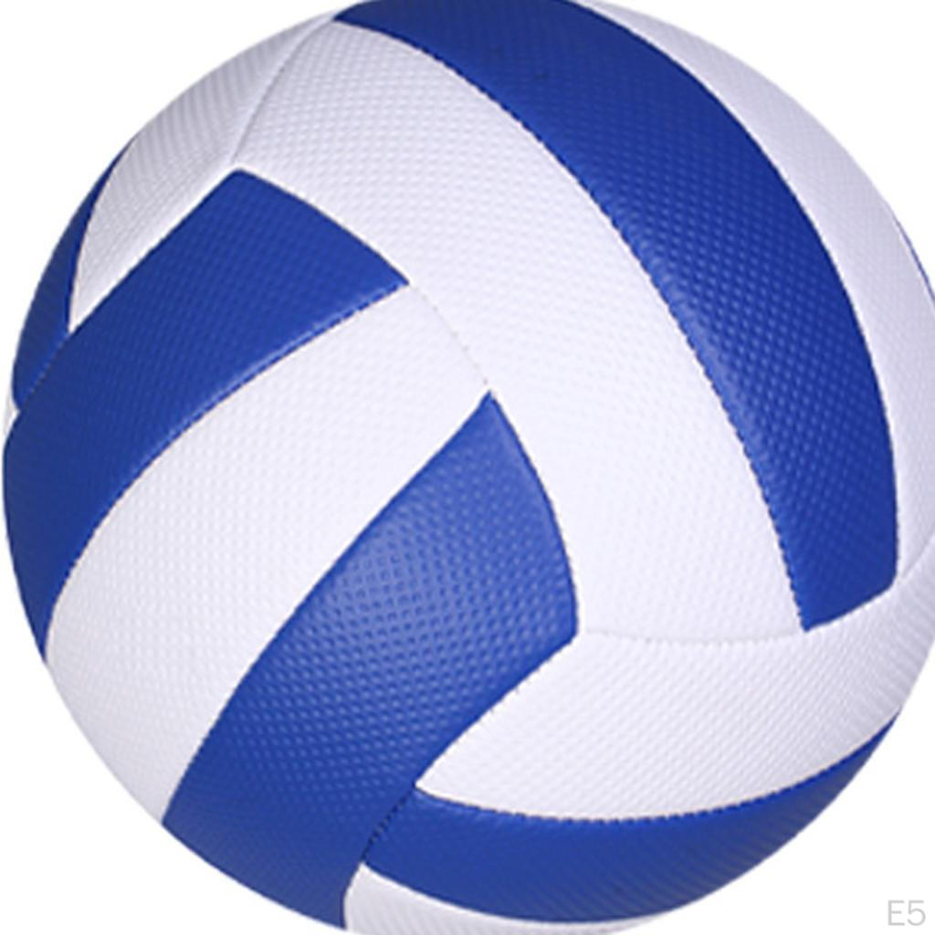 Official Size 5 Volleyball Recreational Rubber Stability PVC Soft for Training Beach Play Children