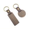 Blank Wooden Keychain Engraved Pattern Key Rings Painting Craft Key Chain Keyring Decoration