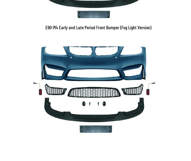 BMW 3 Series E90 318i/320i/325i M4 Style Front & Rear Bumper Kit