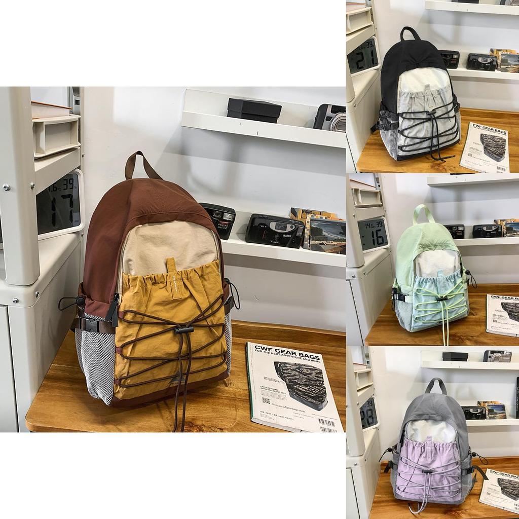 Unisex Ultralight Oxford Backpack Large Capacity Daypack 13in Laptop Compartment