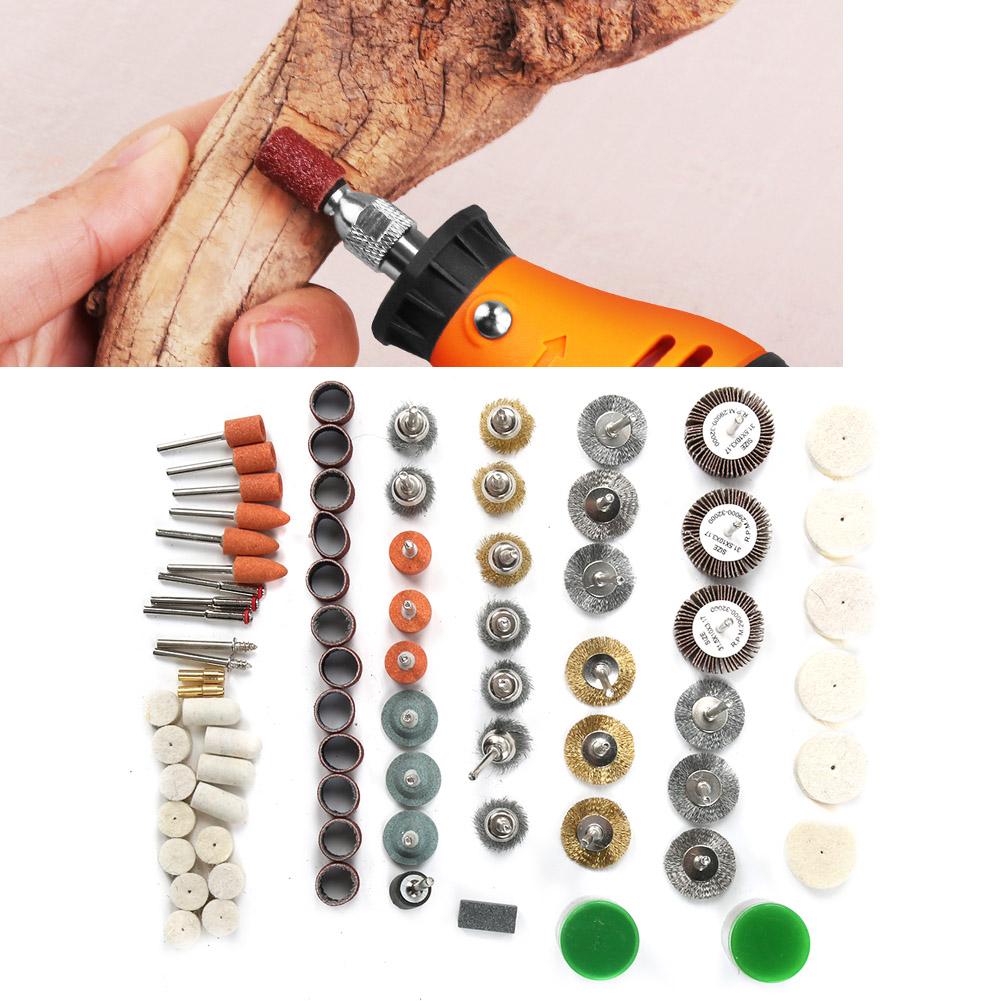 145PCS Rotary Tool Accessory Set for Mini Drill Electric Grinder Grinding Polishing Cutting