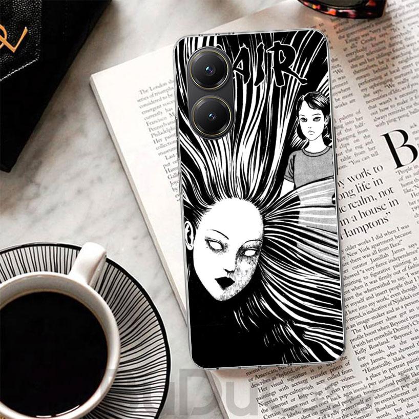 

Japanese Horror Comic Anime Cover For Xiaomi Poco X7 X6 X5 Pro X3 Nfc F7 Ultra Phone Case F6 F5 X4 F4 Gt F3 M6 M5S M4 M3 Print S Xiaomi Poco F7 Pro