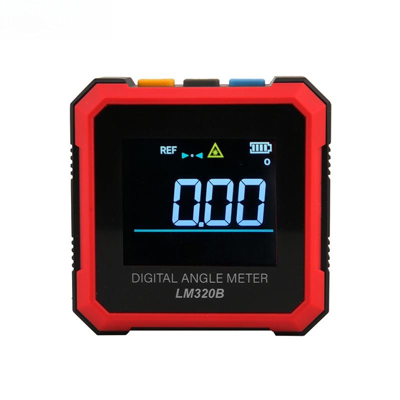 LM320 Series Portable Digital Protractor Electronic Angle Meter Multifunctional Magnetic Inclinometer Angle Tester