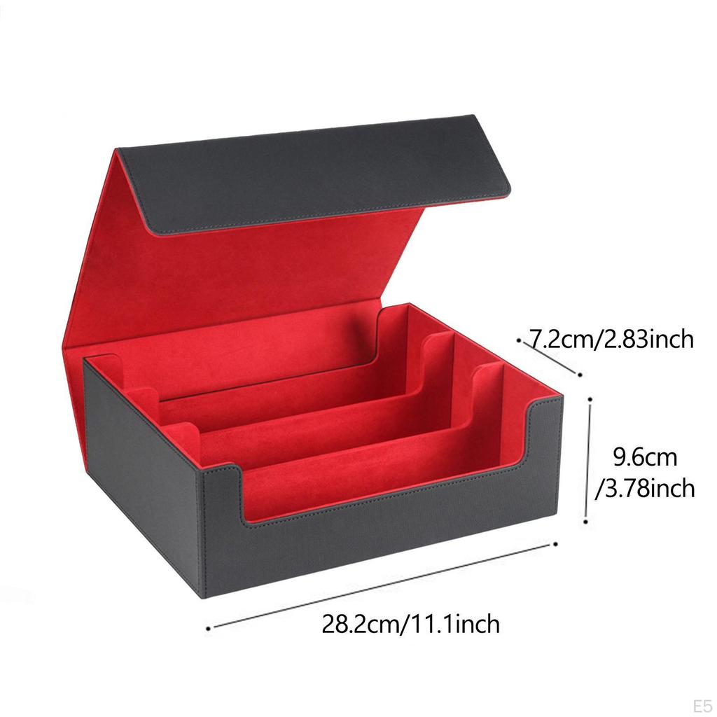 Deck Card Case 1800+ Protection Holder 11.5x10x4.2Inches for Sport Cards