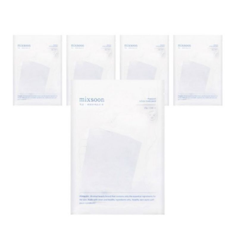 Mixsoon Bifida Mask Pack 5 Sheets Korean Barrier Care Hydrating Sheet Mask