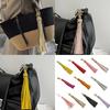 Handmade Tassels Keychain Bag Charm Stylish PU Leather Tassels Keychain Pendant With Metal Rings For Secure Attachment