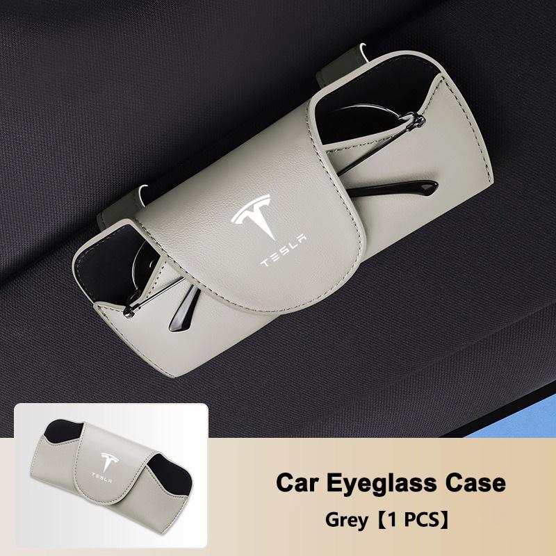 Per Tesla Model 3 Model S Model X Model Y Cybertruck SpaceX Auto Parasole Porta Occhiali Scatola Occhiali da Sole Portaoggetti Accessori