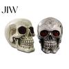 Realistische menschliche Totenkopf-Replik Harzfigurine, Kopfmodell, Gruselige Halloween-Gothic-Stil-Innenraumakzente Statue für Innenkamin Küche