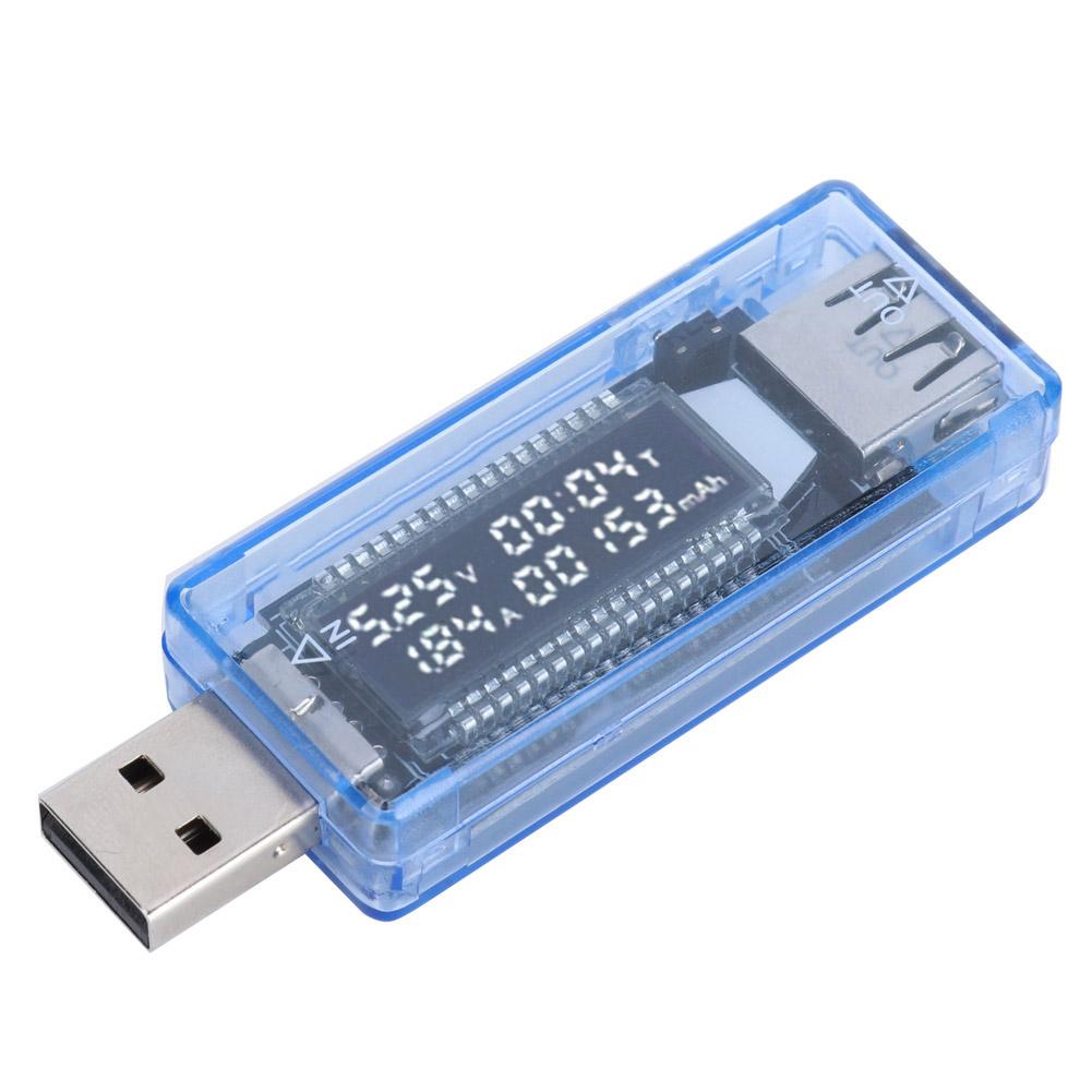 USB Voltage Current Meter KWS V20 with Real Time Battery Capacity and Power Display for Mobile Phones Laptops and Power Banks