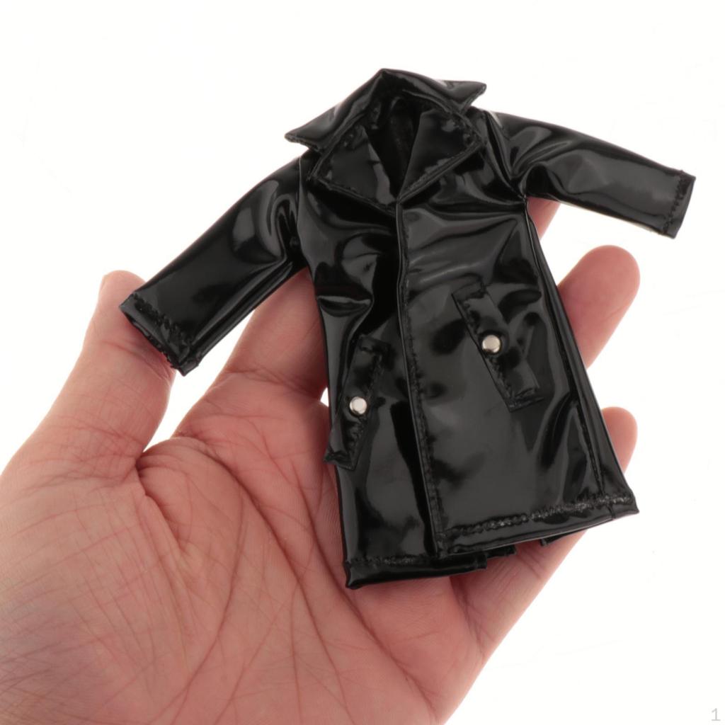 1/12 Male Clothes Trench Coat Mini Clothing for 6 Inch Man Dress Up Collectible Accessory Casual