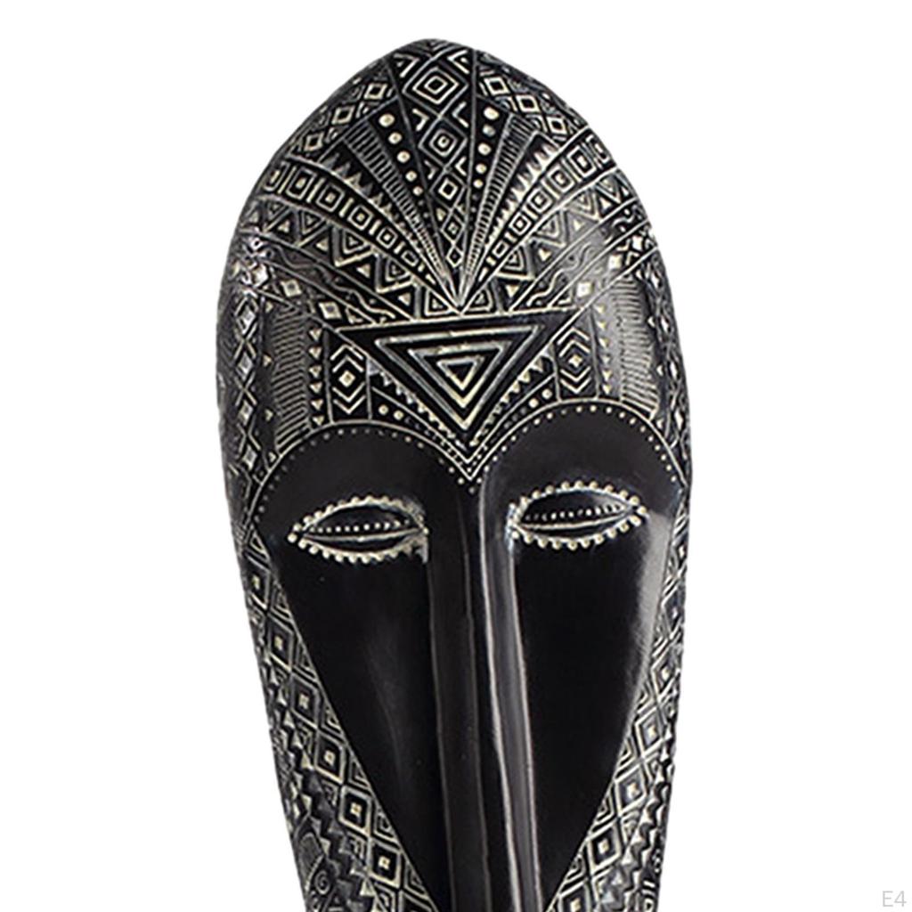 Afrikansk Skulptur Bordsdekoration Handskulpterad Samlarobjekt Retro Abstrakt Konst Staty Skrivbord