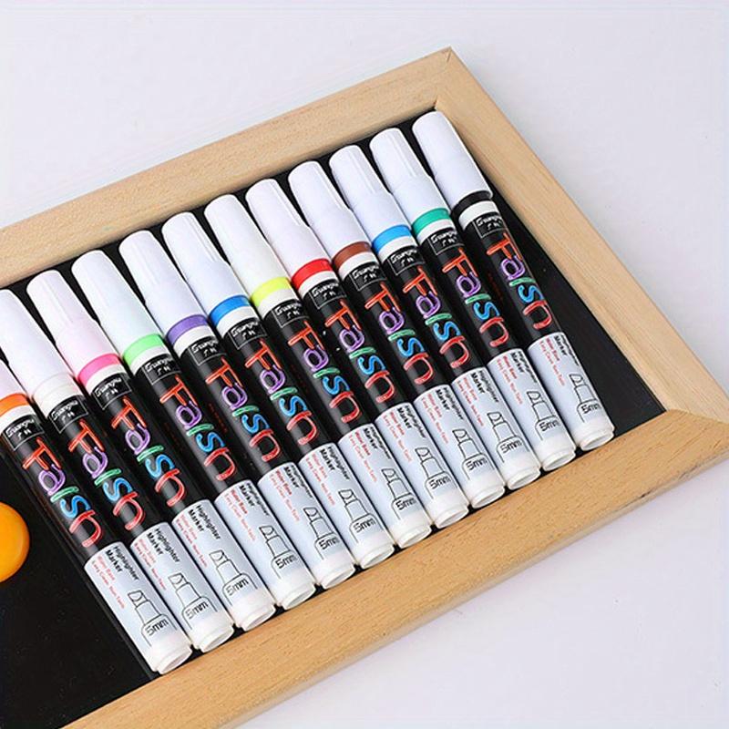 8/ 12 Colors Highlighters, High Capacity Pastel Highlighter Marker Pens Set for Student Office Classroom, Quick Dry, Assorted Colors