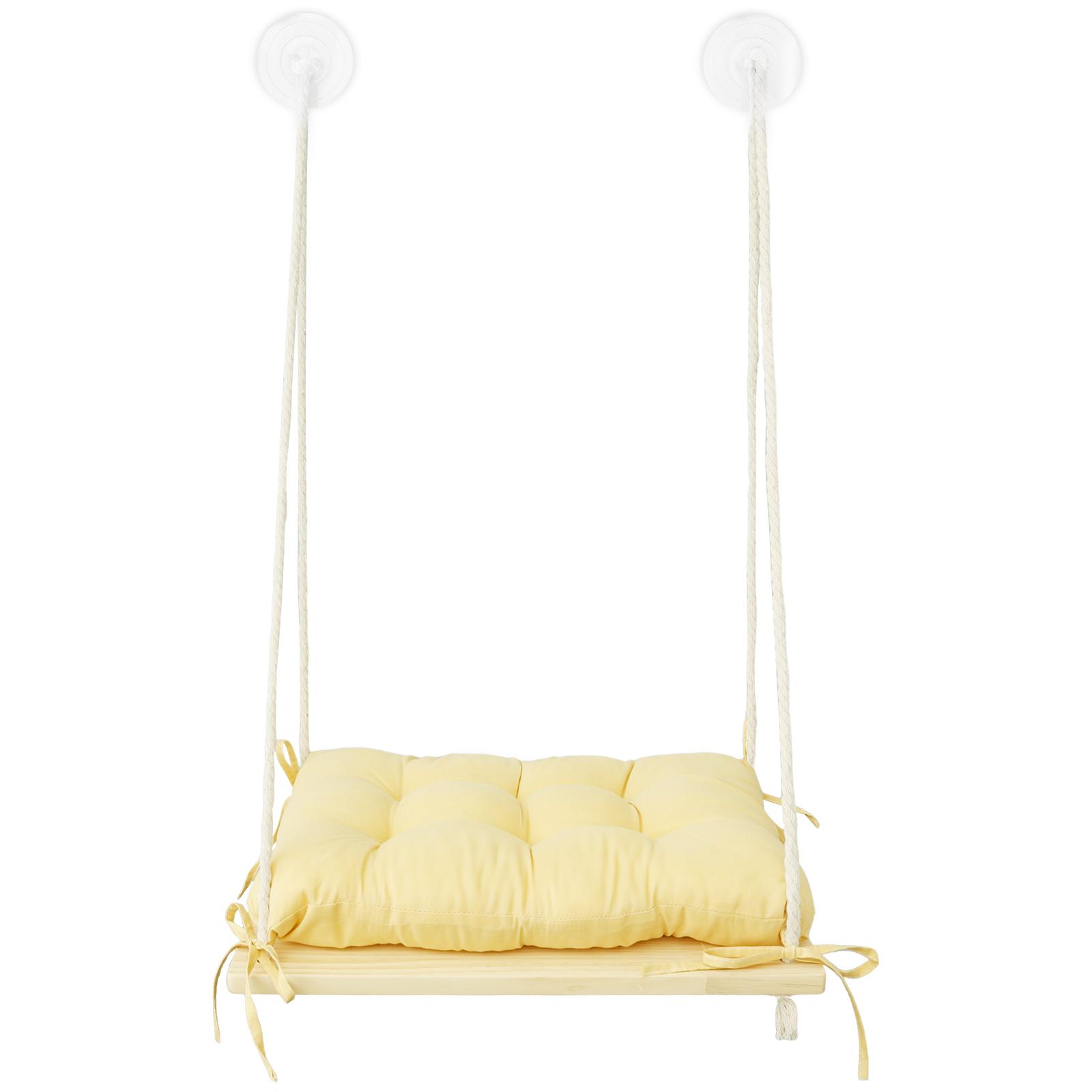 

Гамак для кошки, подвесная кровать для питомца на окно, присоски, стекло, мягкий матрас, качели, балкон, подвесное гнездо для кошки, горячие продажи, товары жёлтый