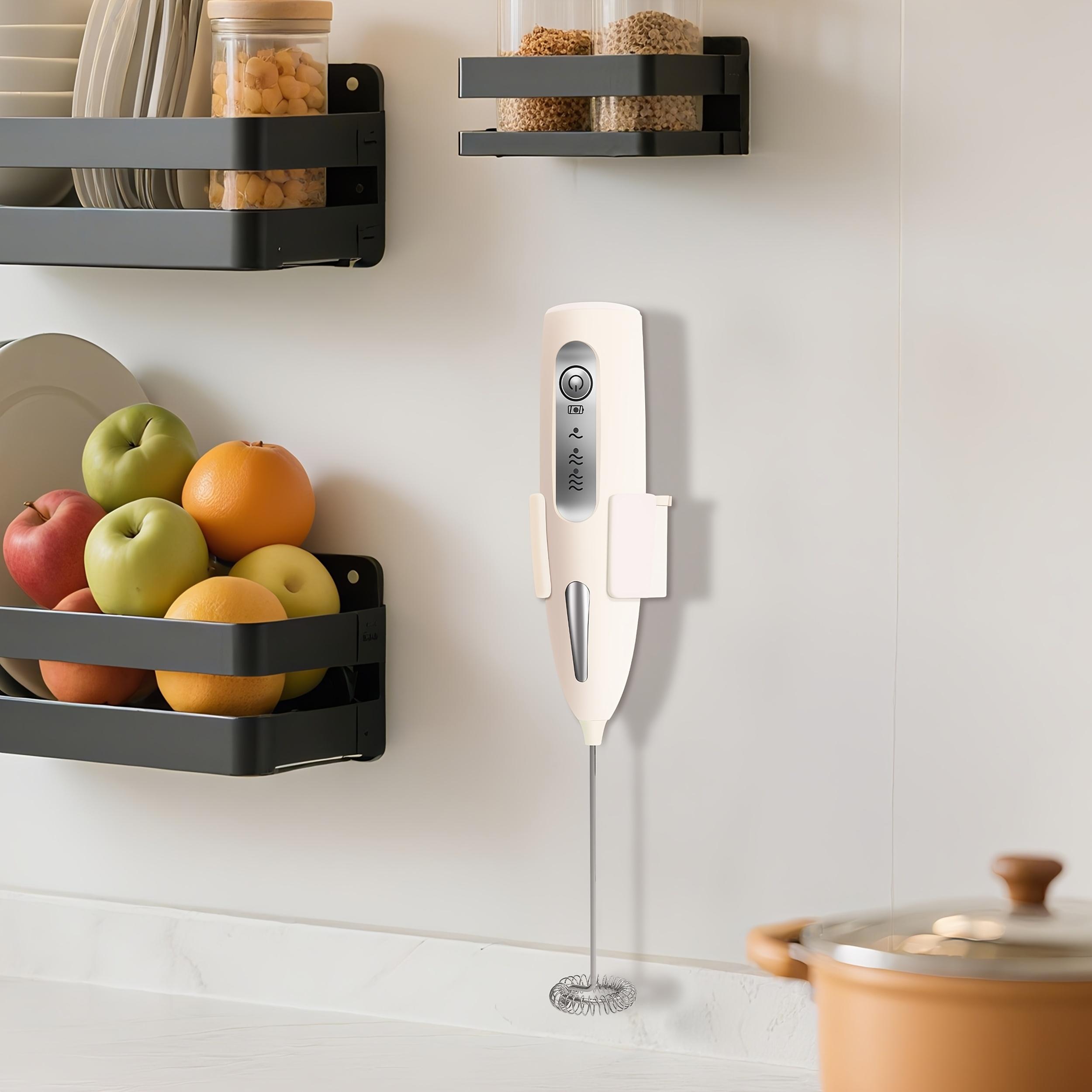 

Three-speed adjustment USB Rechargeable Electric Milk Frother Configuration2Optional options Milk frother and egg beater |Powerful Handheld Foam head*1