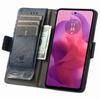 For Motorola Moto E14 4G/G04 4G/G04s 4G/G24 4G Phone Cases CASENEO PU Leather Cover Stand with RFID Blocking Wallet
