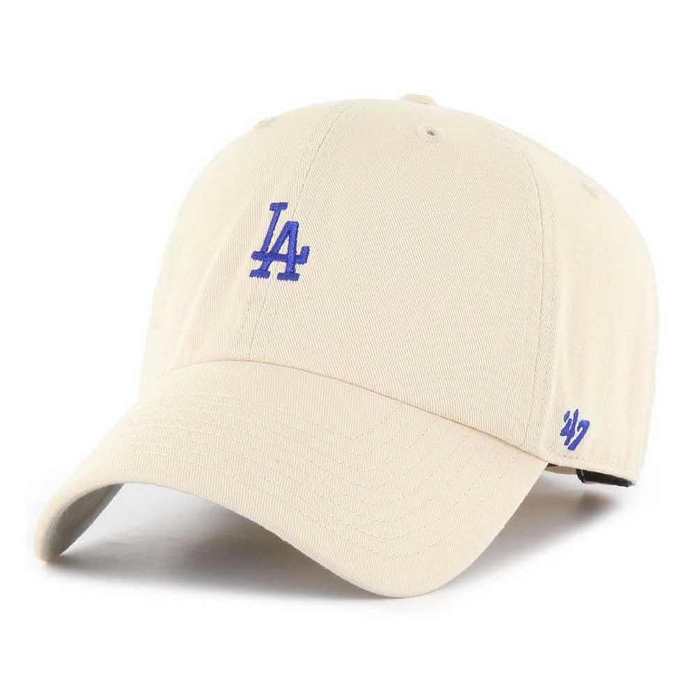 47 Brand Adjustable Cap BASE RUNNER Los Angeles Dodgers Natural Stone - бежевый