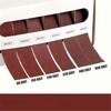 4/5/6 Grits Long Abrasive Sand Paper Rolls Variety Pack with Dispenser Drawable Emery for Woodworking