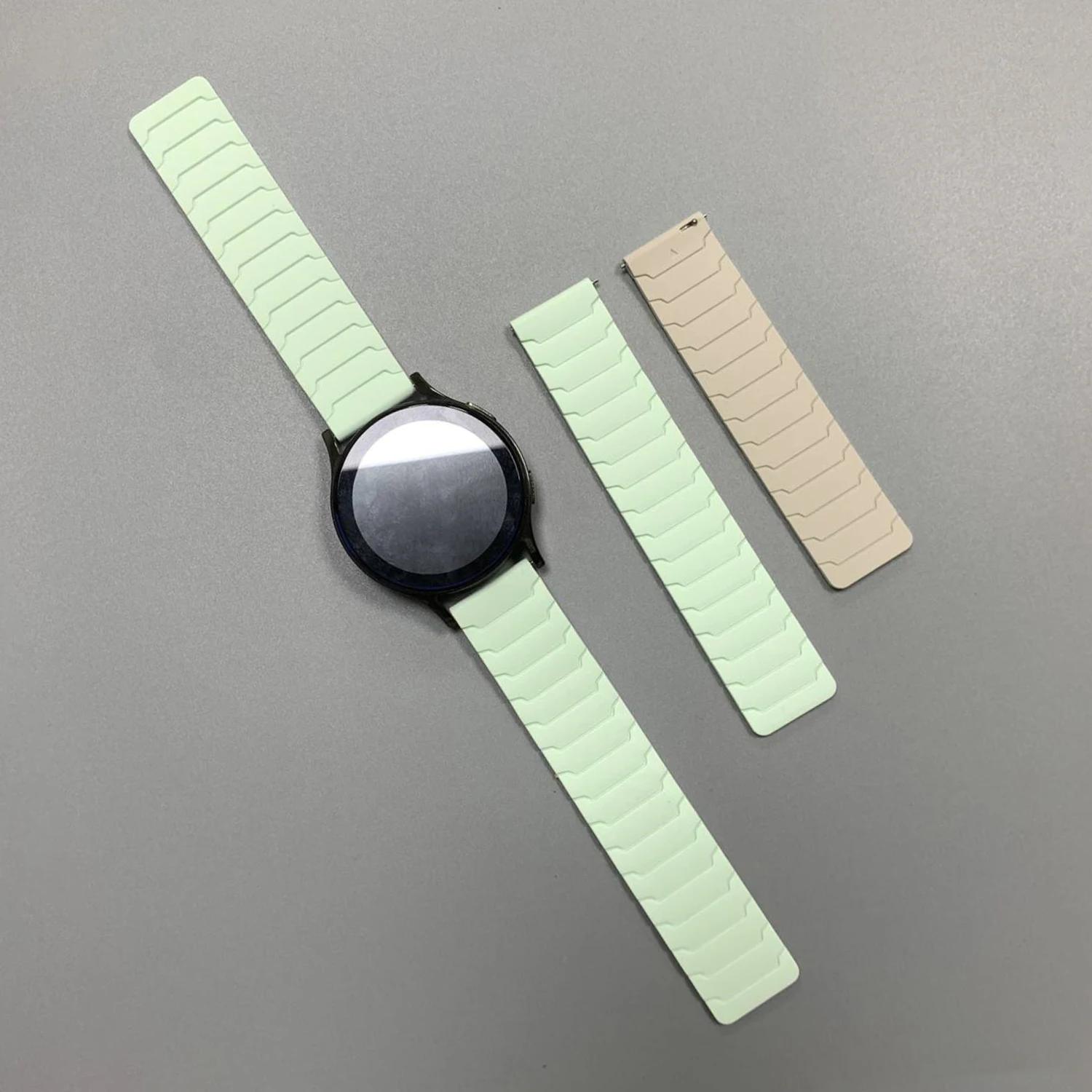 

22-миллиметровый магнитный петлевой ремешок для Xiaomi Watch S4/S3/S2 46 мм/Watch S1 Pro Active Спортивный ремешок для HUAWEI WATCH GT 5 Силиконовый ремешок для часов 1PCS 22MM