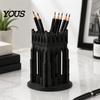 Medieval Style Pencil Holder Gothic Pen Holder, Cathedral Makeup Brush 3D Printed Church Architecture Desk Organizer Organizer, Vanity Storage Cup for