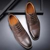 Fashion 2025 Spring New Men's Business Dress Shoes Genuine Leather England Fashion Casual Oxfords Shoes Classic Three Colors Size 7.5-13
